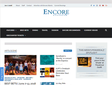 Tablet Screenshot of encoreatlanta.com